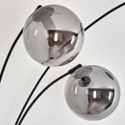 hofstein Gastor Lampadaire Noir, 3 lumières