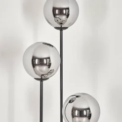 hofstein Gastor Lampadaire Noir, 3 lumières