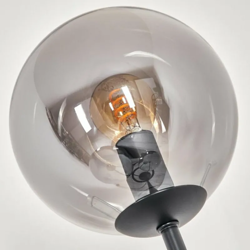 hofstein Gastor Lampadaire Noir, 3 lumières