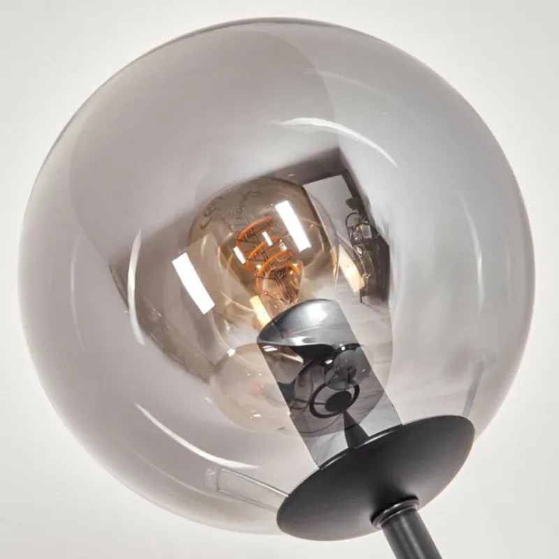 hofstein Gastor Lampadaire Noir, 3 lumières