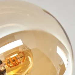 hofstein Gastor Plafonnier 74 cm Ambre, Clair, 6 lumières