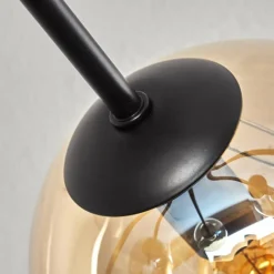 hofstein Gastor Plafonnier 74 cm Ambre, Clair, Fumé, 6 lumières