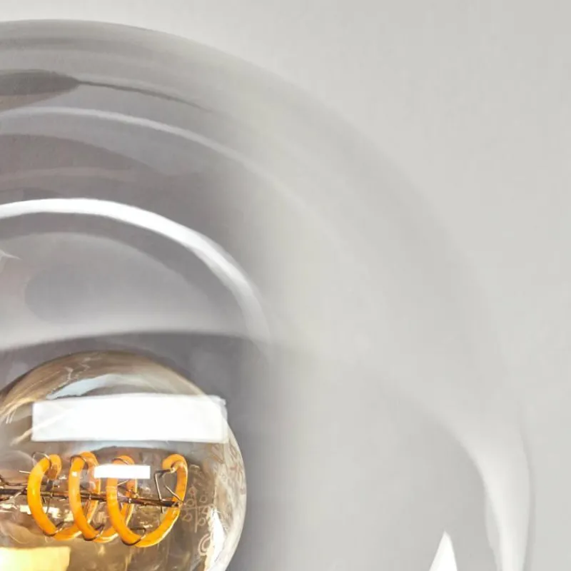 hofstein Gastor Plafonnier 74 cm Ambre, Clair, Fumé, 6 lumières