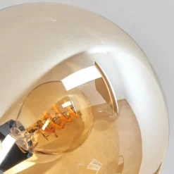 hofstein Gastor Plafonnier 83 cm Ambre, Fumé, 10 lumières