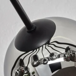 Suspension Verre Fumé-hofstein Gastor Plafonnier 83 cm Chrome, Fumé, 10 lumières