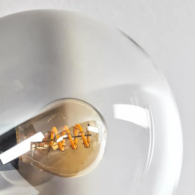 hofstein Gastor Plafonnier 74 cm Clair, Fumé, 6 lumières