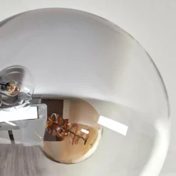 hofstein Gastor Plafonnier 87 cm Clair, Fumé, 8 lumières