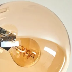 hofstein Gastor Plafonnier 87 cm Noir, 8 lumières