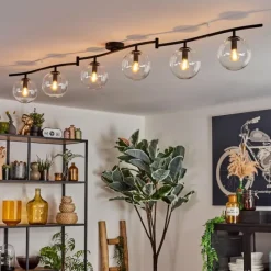 hofstein Gastor Plafonnier, Boule lumineuse Clair, 6 lumières