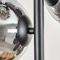 hofstein Gastor Plafonnier, Boule lumineuse Chrome, Fumé, 6 lumières