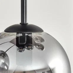 hofstein Gastor Plafonnier, Boule lumineuse Clair, Fumé, 9 lumières