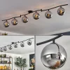 hofstein Gastor Plafonnier, Boule lumineuse Chrome, Fumé, 6 lumières