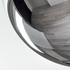 hofstein Gastor Plafonnier, Boule lumineuse Chrome, Fumé, 5 lumières