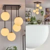 hofstein Gastor Plafonnier, Boule lumineuse Blanc, 5 lumières