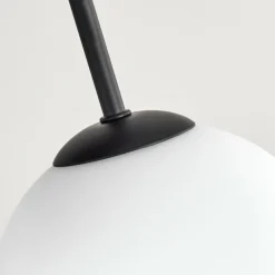 hofstein Gastor Plafonnier, Boule lumineuse Blanc, 5 lumières