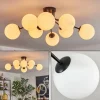 hofstein Gastor Plafonnier, Boule lumineuse 87 cm Blanc, 8 lumières