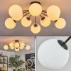 hofstein Gastor Plafonnier, Boule lumineuse 83 cm Blanc, 10 lumières