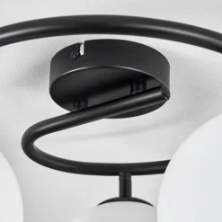 hofstein Gastor Plafonnier, Boule lumineuse Blanc, 3 lumières