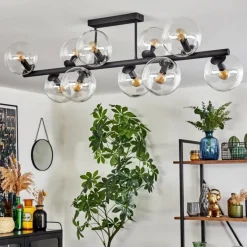 hofstein Gastor Plafonnier, Boule lumineuse Clair, 10 lumières