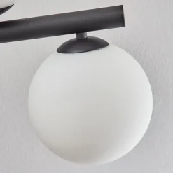 hofstein Gastor Plafonnier, Boule lumineuse Blanc, 10 lumières