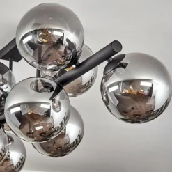hofstein Gastor Plafonnier, Boule lumineuse Fumé, 10 lumières