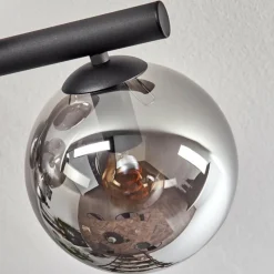 hofstein Gastor Plafonnier, Boule lumineuse Fumé, 10 lumières