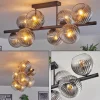 hofstein Gastor Plafonnier, Boule lumineuse Clair, Fumé, 8 lumières