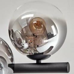 hofstein Gastor Plafonnier, Boule lumineuse Clair, Fumé, 8 lumières