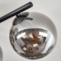 hofstein Gastor Plafonnier, Boule lumineuse Fumé, 5 lumières