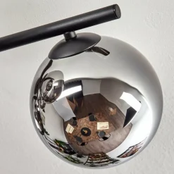 hofstein Gastor Plafonnier, Boule lumineuse Chrome, Fumé, 5 lumières