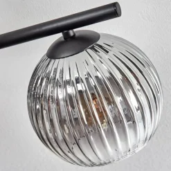 hofstein Gastor Plafonnier, Boule lumineuse Clair, Fumé, 5 lumières