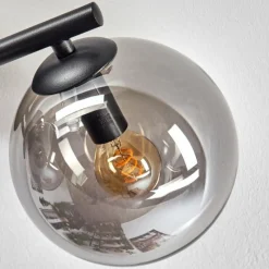 hofstein Gastor Plafonnier, Boule lumineuse Fumé, 3 lumières