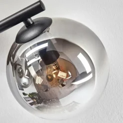 hofstein Gastor Plafonnier, Boule lumineuse Clair, Fumé, 3 lumières