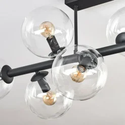 hofstein Gastor Plafonnier, Boule lumineuse Clair, 8 lumières