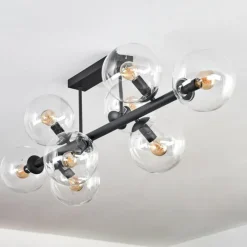 hofstein Gastor Plafonnier, Boule lumineuse Clair, 8 lumières