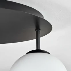 hofstein Gastor Plafonnier, Boule lumineuse 45 cm Blanc, 5 lumières