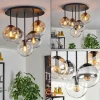 hofstein Gastor Plafonnier, Boule lumineuse 45 cm Ambre, Clair, Fumé, 5 lumières