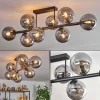 hofstein Gastor Plafonnier, Boule lumineuse Fumé, 8 lumières
