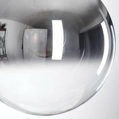 hofstein Gastor Suspension, Boule lumineuse Clair, Fumé, 1 lumière