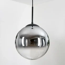 hofstein Gastor Suspension, Boule lumineuse Clair, Fumé, 1 lumière
