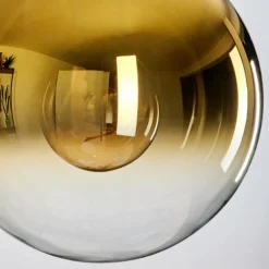 hofstein Gastor Suspension, Boule lumineuse Or, Clair, 1 lumière