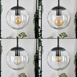 hofstein Gastor Suspension, Boule lumineuse Clair, 3 lumières