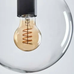 hofstein Gastor Suspension, Boule lumineuse 30 cm Clair, 3 lumières