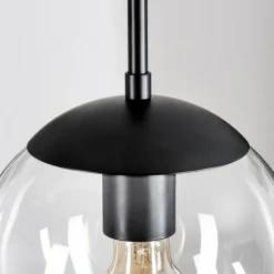 hofstein Gastor Suspension, Boule lumineuse 30 cm Clair, 3 lumières