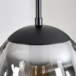 hofstein Gastor Suspension, Boule lumineuse Clair, Fumé, 1 lumière