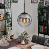 hofstein Gastor Suspension, Boule lumineuse 25 cm Clair, Fumé, 1 lumière