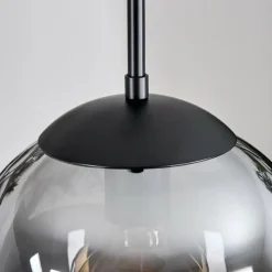 hofstein Gastor Suspension, Boule lumineuse 25 cm Clair, Fumé, 1 lumière