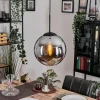 hofstein Gastor Suspension, Boule lumineuse 30 cm Fumé, 1 lumière