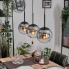 hofstein Gastor Suspension, Boule lumineuse Clair, Fumé, 3 lumières