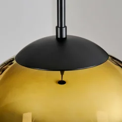 hofstein Gastor Suspension, Boule lumineuse 30 cm Or, Clair, 1 lumière